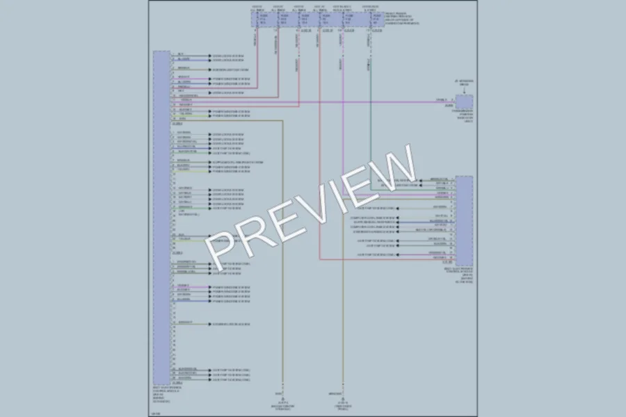 2002 BMW Z3 Body Control Modules wiring diagram preview