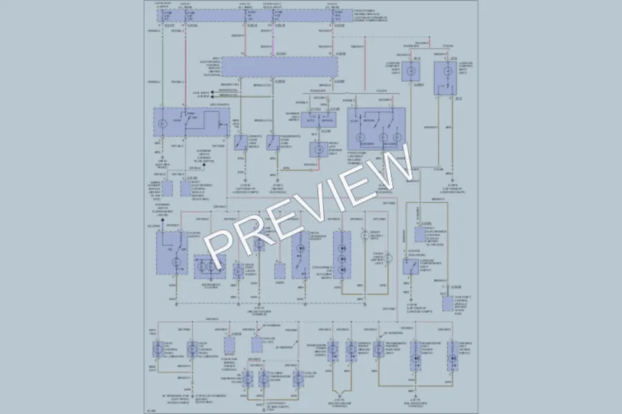 2002 BMW Z3 Interior Lights wiring diagram preview