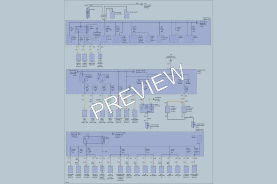 2002 Buick LeSabre Power Distribution wiring diagram preview