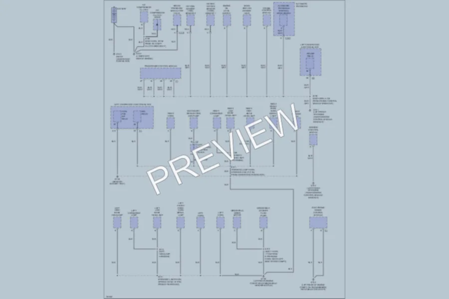 2002 Buick ParkAvenue Ground Distribution wiring diagram preview
