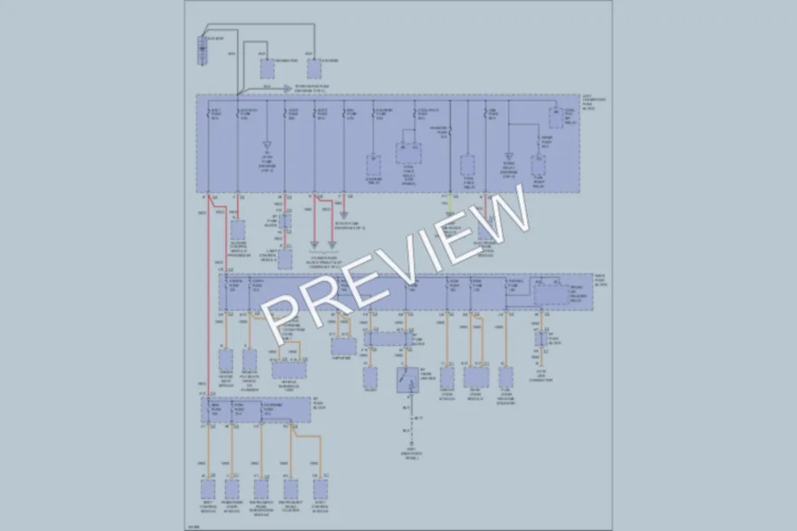 2002 Buick ParkAvenue Power Distribution wiring diagram preview