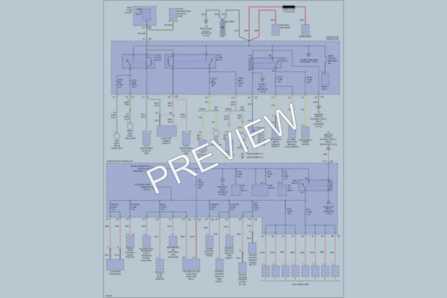 2002 Cadillac Seville Power Distribution wiring diagram preview