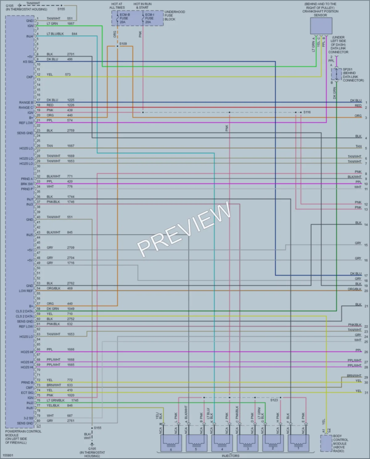 2002 Chevrolet Astro Engine Performance wiring diagram preview