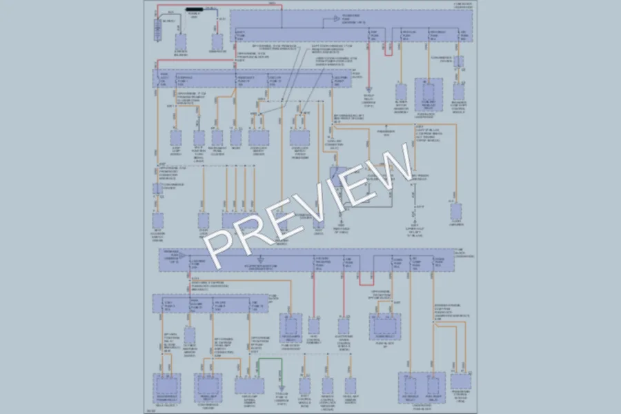 2002 Chevrolet Astro Power Distribution wiring diagram preview