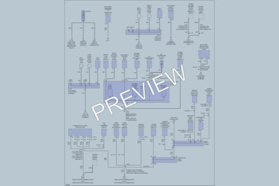 2002 Chevrolet Blazer Ground Distribution wiring diagram preview