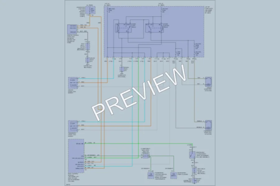 2002 Chevrolet 1500 Hd Power Door Locks wiring diagram preview