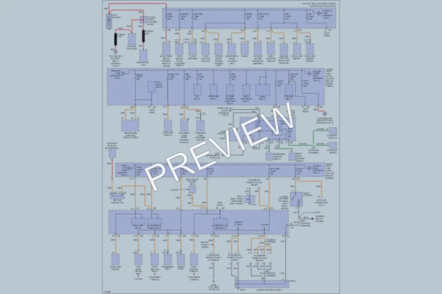 2002 Chevrolet C2500Suburban Power Distribution wiring diagram preview