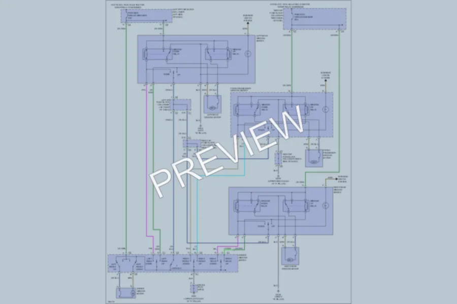 2002 Chevrolet K2500 Power Windows wiring diagram preview