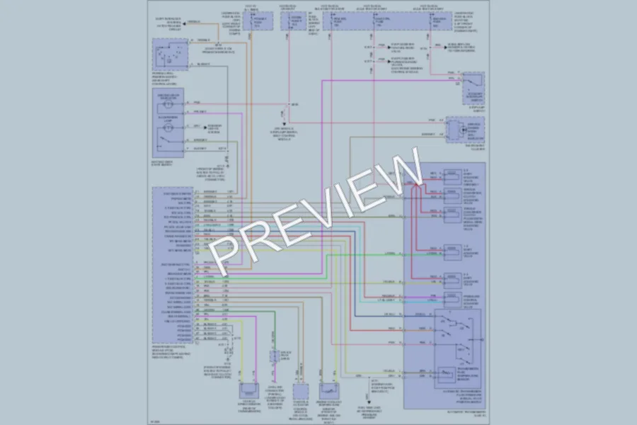 2002 Chevrolet Camaro Transmission wiring diagram preview