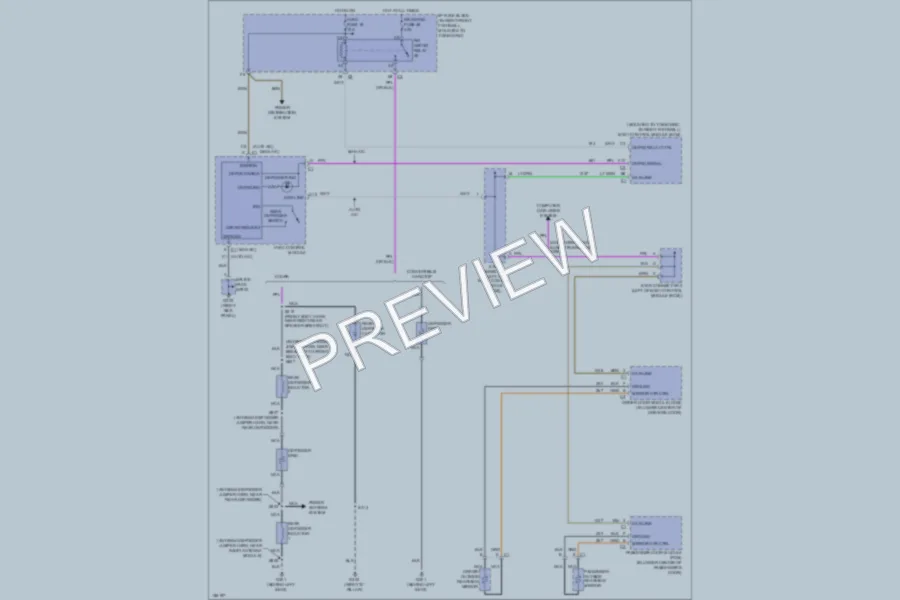 2002 Chevrolet Corvette Defoggers wiring diagram preview
