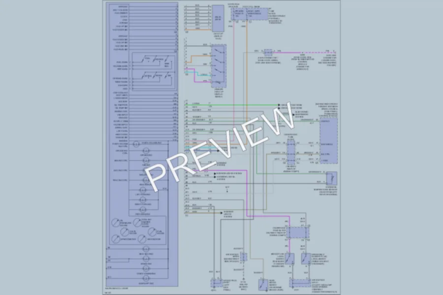 2002 Chevrolet Corvette Instrument Cluster wiring diagram preview