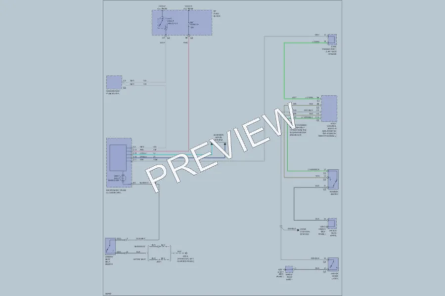 2002 Chevrolet Corvette Warning Systems wiring diagram preview
