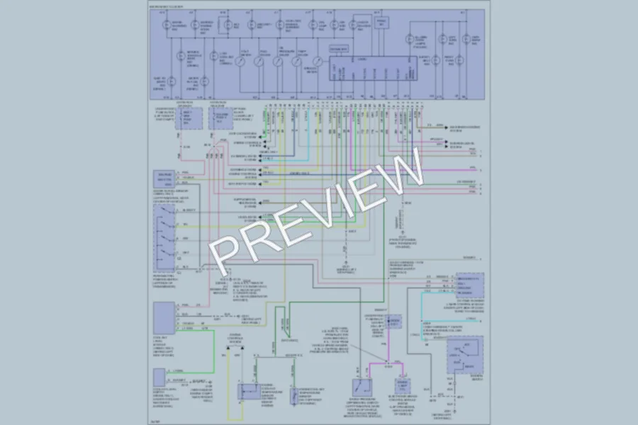 2002 Chevrolet G3500 Instrument Cluster wiring diagram preview