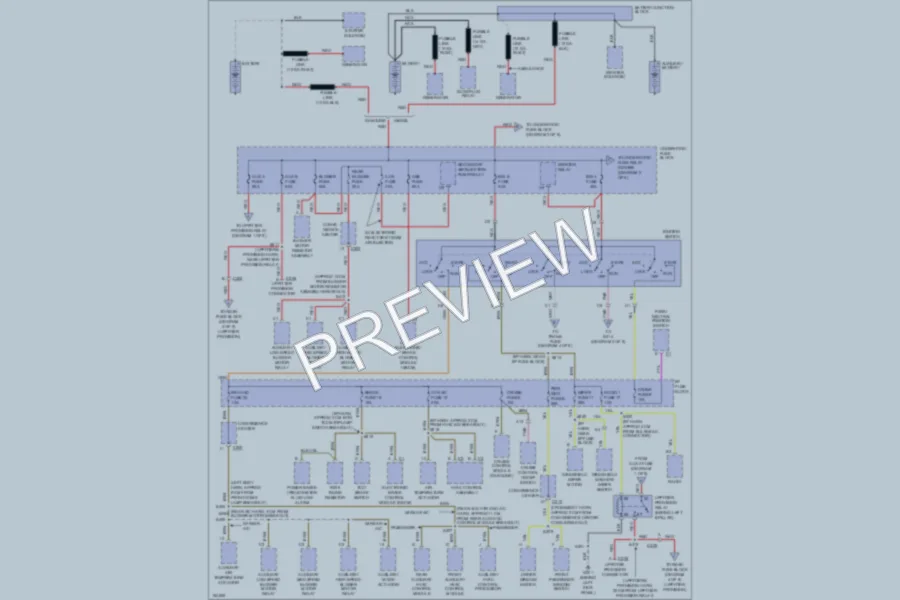 2002 Chevrolet G3500 Power Distribution wiring diagram preview