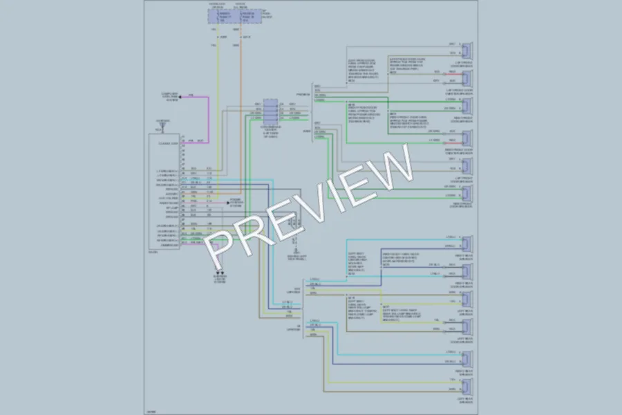 2002 Chevrolet G1500 Radio wiring diagram preview