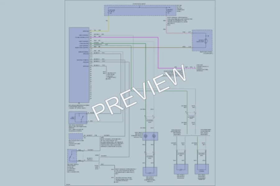 2002 Chevrolet G3500 Supplemental Restraints wiring diagram preview