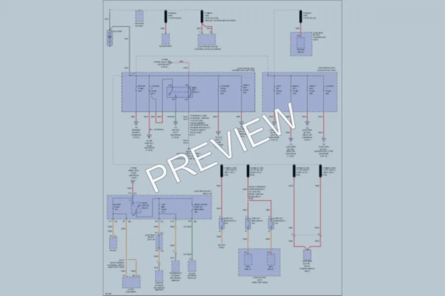 2002 Chevrolet Impala Power Distribution wiring diagram preview