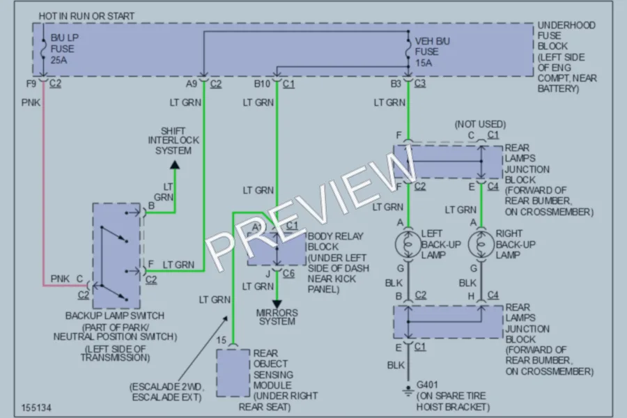 2002 Chevrolet C2500 Exterior Lights wiring diagram preview