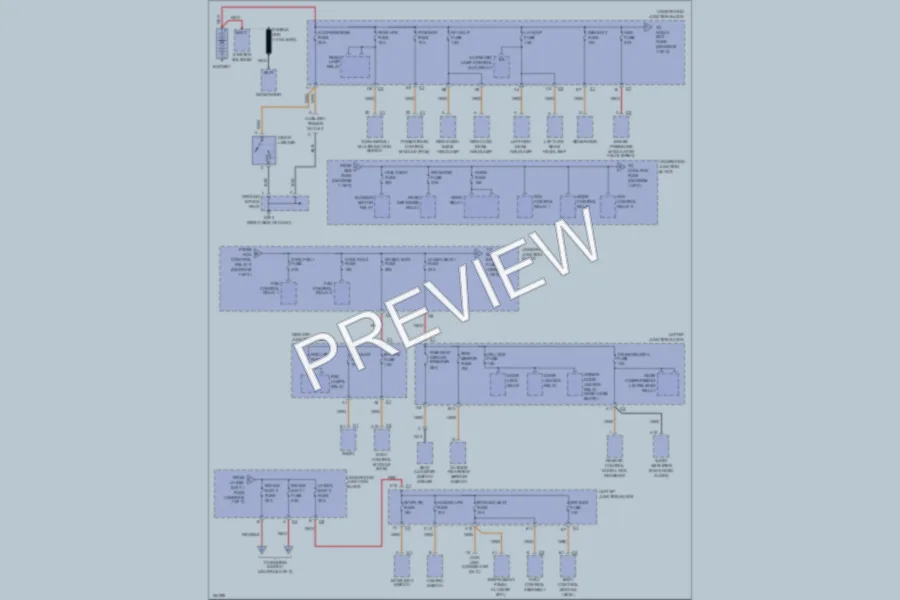 2002 Chevrolet Malibu Power Distribution wiring diagram preview