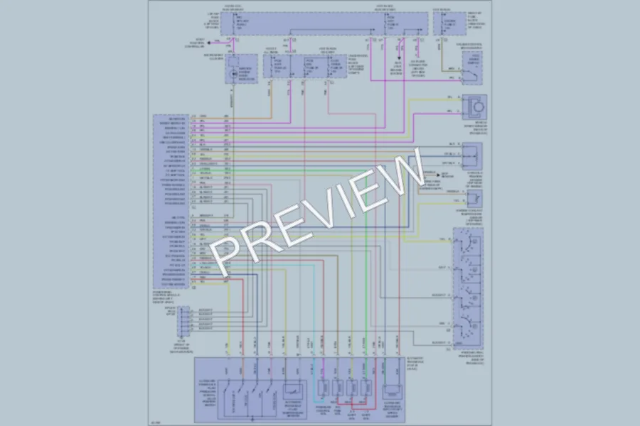 2002 Chevrolet Malibu Transmission wiring diagram preview