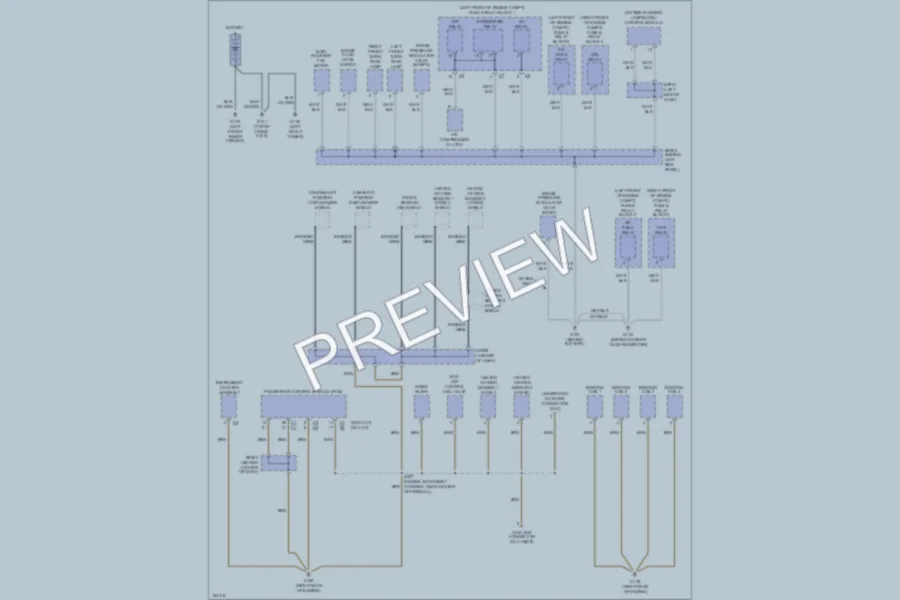 2002 Chevrolet Prizm Ground Distribution wiring diagram preview