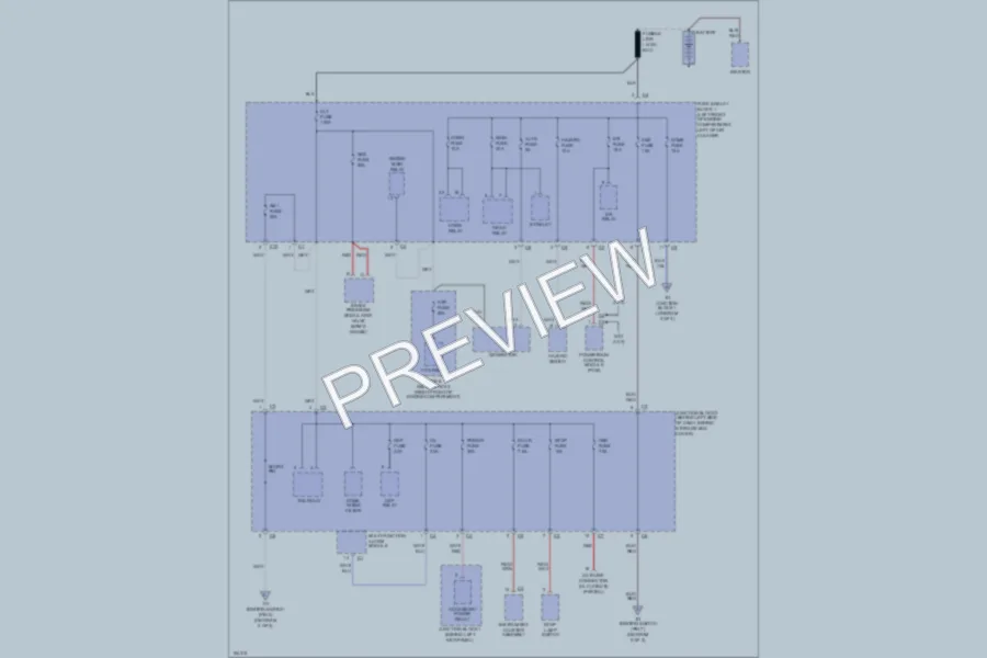 2002 Chevrolet Prizm Power Distribution wiring diagram preview