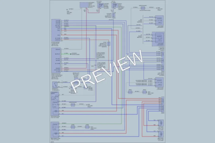 2002 Chevrolet Prizm Power Door Locks wiring diagram preview
