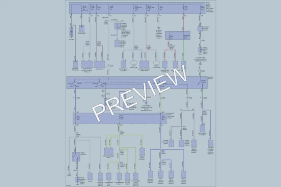2002 Chevrolet Tracker Power Distribution wiring diagram preview