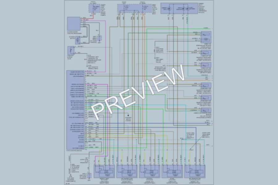 2002 Chevrolet TrailBlazerEXT Air Conditioning wiring diagram preview