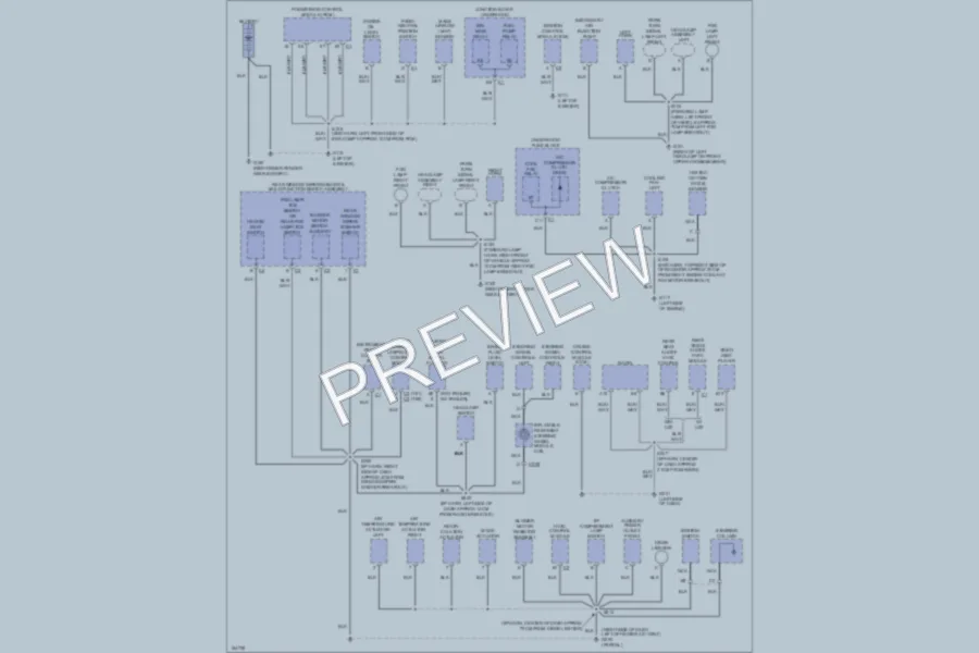 2002 Chevrolet Venture Ground Distribution wiring diagram preview