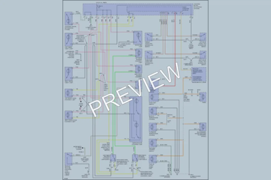 2002 Chrysler 300M Interior Lights wiring diagram preview