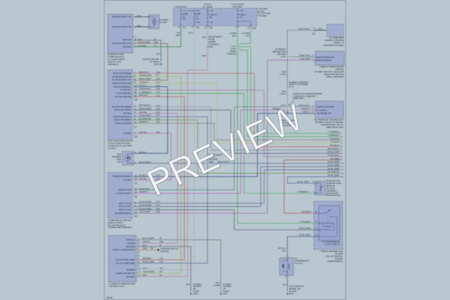 2002 Chrysler Concorde Air Conditioning wiring diagram preview
