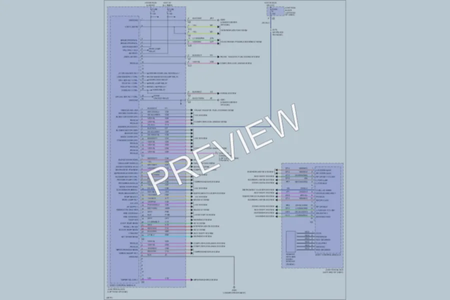 2002 Chrysler Concorde Body Computer wiring diagram preview
