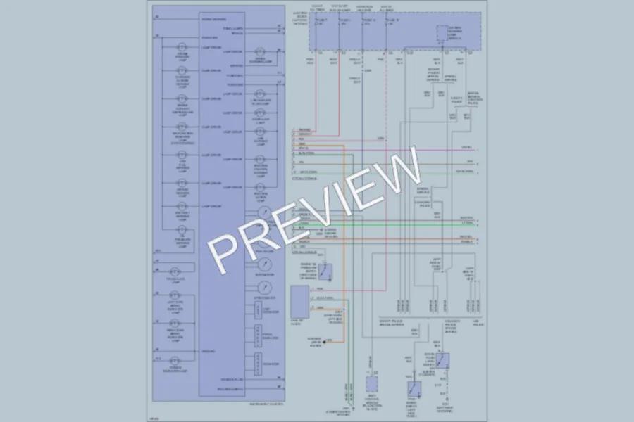 2002 Chrysler Concorde Instrument Cluster wiring diagram preview