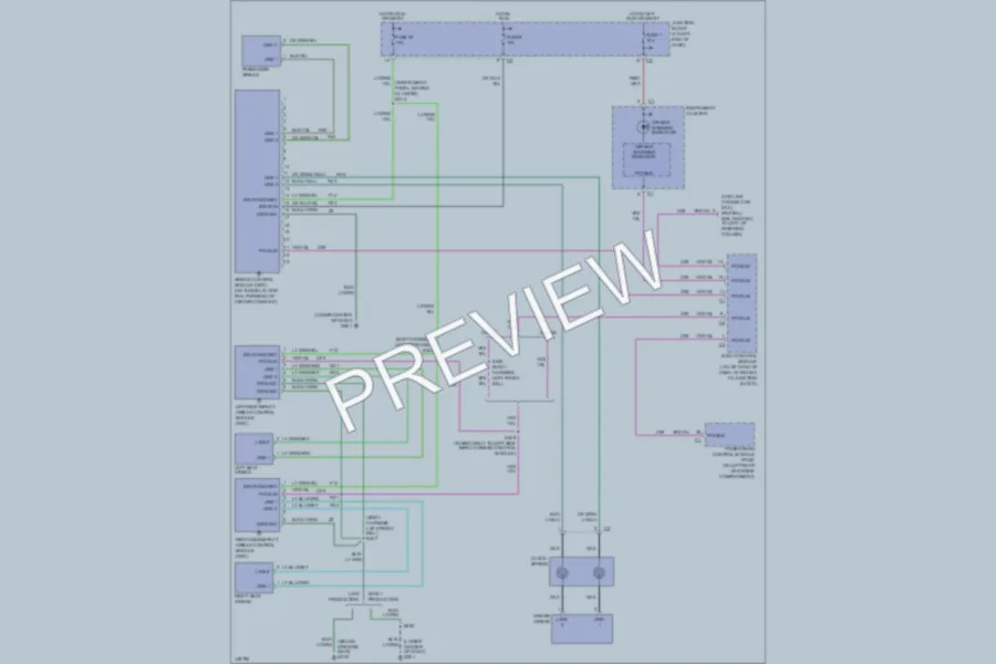 2002 Chrysler Concorde Supplemental Restraints wiring diagram preview