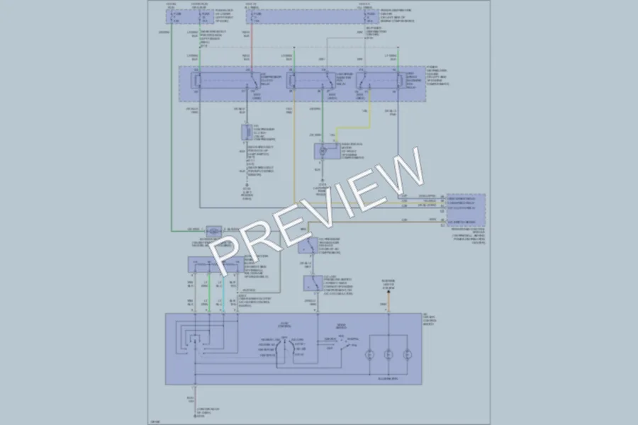 2002 Chrysler PTCruiser Air Conditioning wiring diagram preview