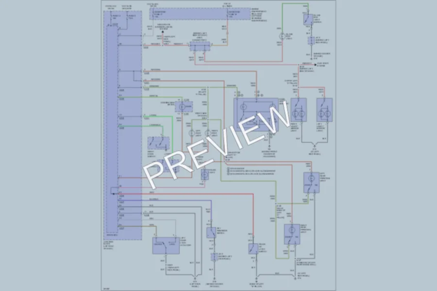 2002 Chrysler 2D Coupe Interior Lights wiring diagram preview