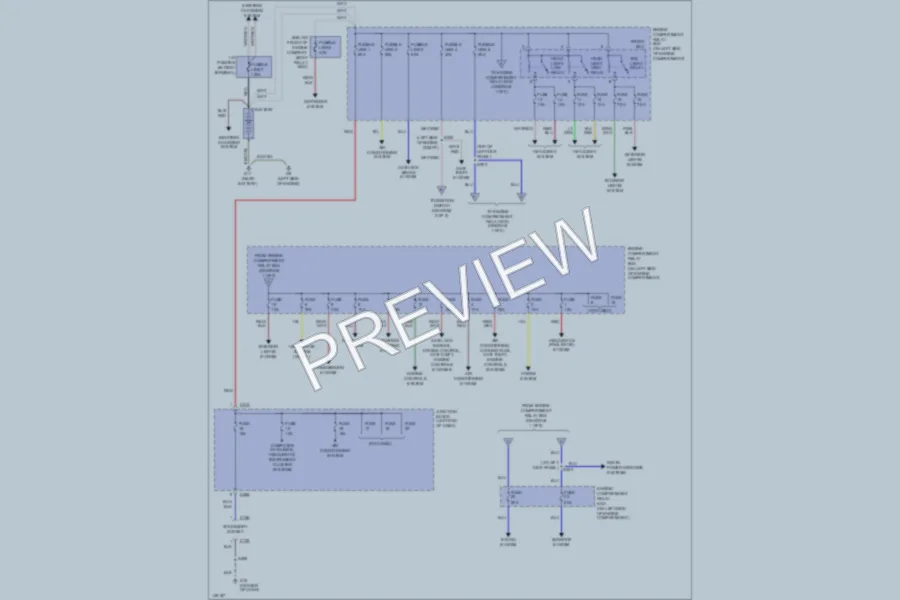 2002 Chrysler 2D Coupe Power Distribution wiring diagram preview