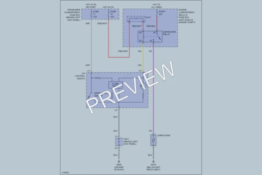 2002 Daewoo Lanos Defoggers Wiring Diagrams protected preview