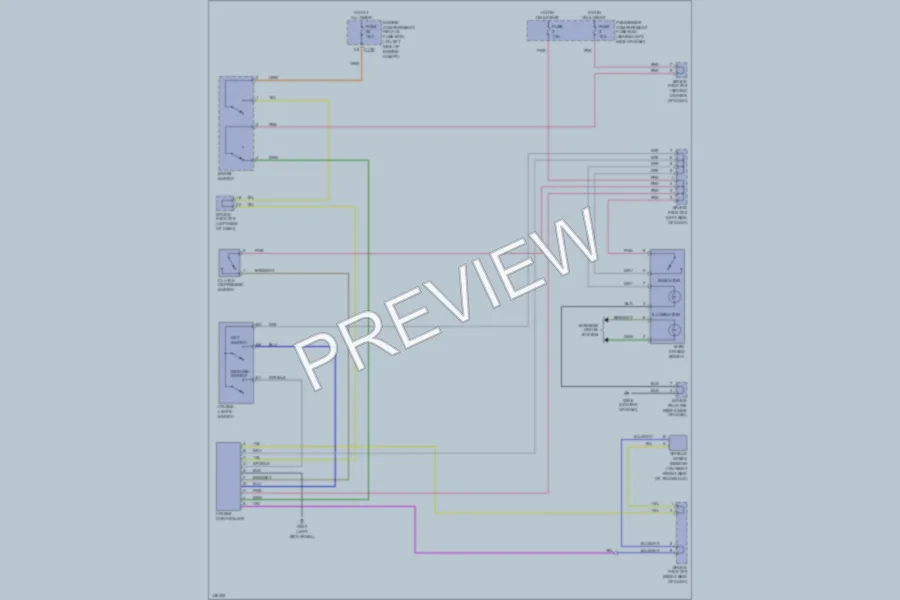 2002 Daewoo Nubira Cruise Control wiring diagram preview