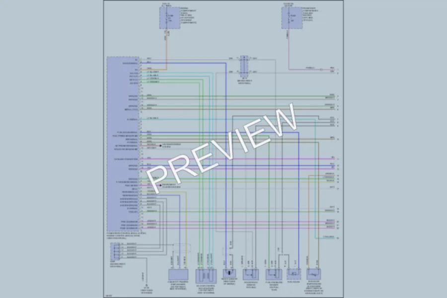 2002 Daewoo Nubira Engine Performance wiring diagram preview