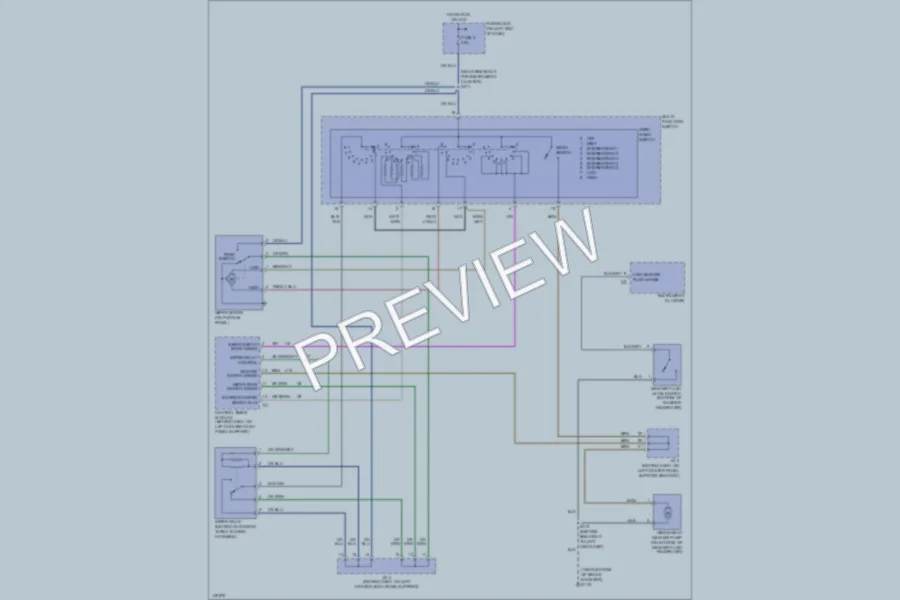 2002 Dodge B1500 Wiper Washer wiring diagram preview