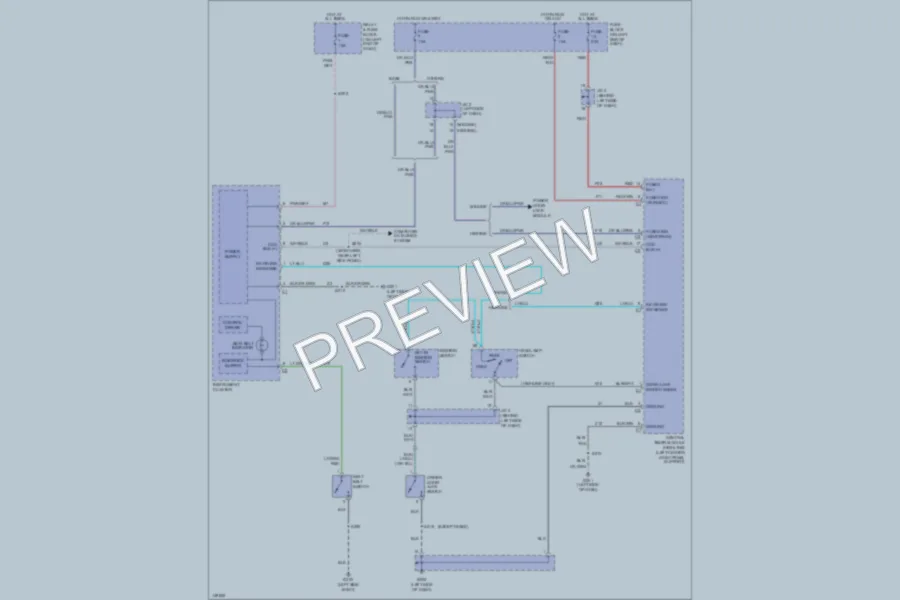 2002 Dodge B3500 Warning Systems wiring diagram preview