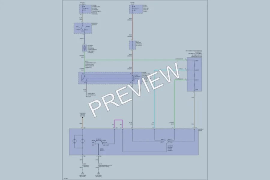 2002 Dodge B2500 Air Conditioning wiring diagram preview
