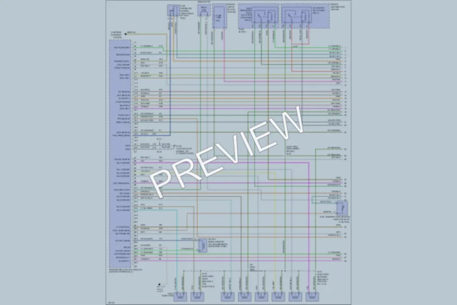 2002 Dodge B3500 Engine Performance wiring diagram preview