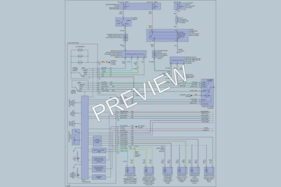 2002 Dodge Durango Air Conditioning wiring diagram preview