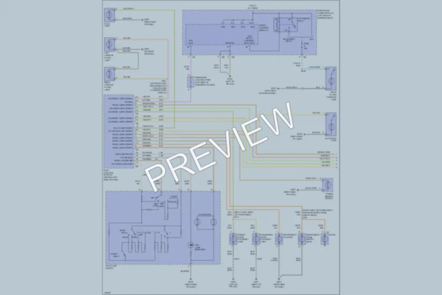2002 Dodge GrandCaravan Interior Lights wiring diagram preview