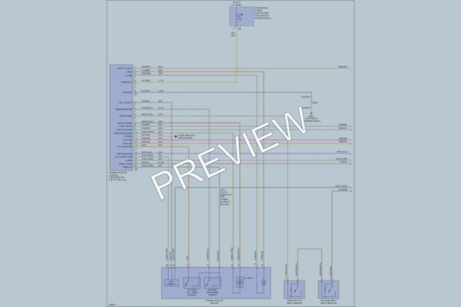 2002 Dodge GrandCaravan Trunk Tailgate Fuel Door wiring diagram preview