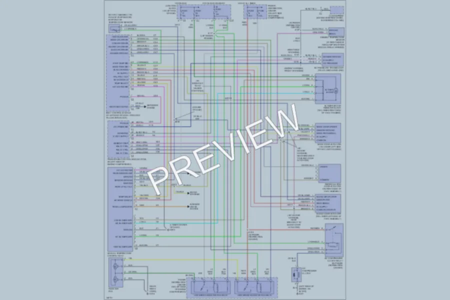 2002 Dodge Intrepid Air Conditioning wiring diagram preview