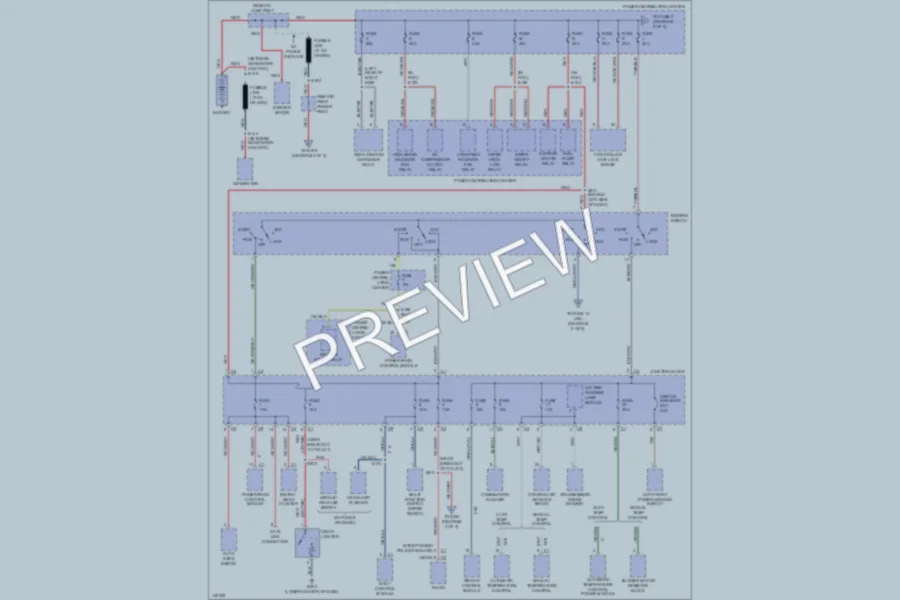 2002 Dodge Intrepid Power Distribution wiring diagram preview